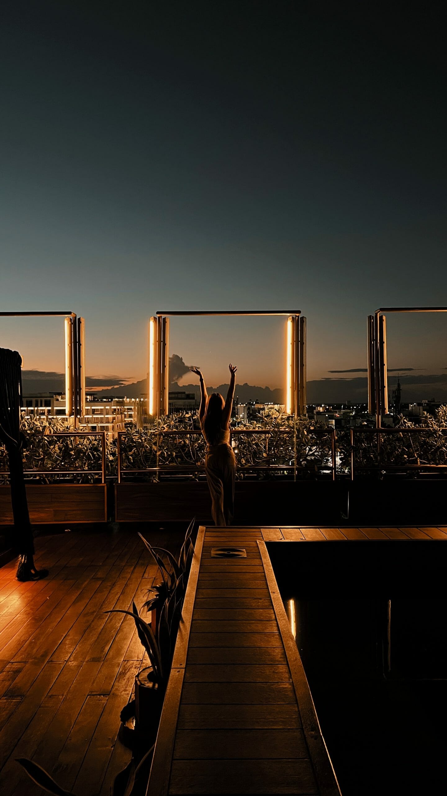 Residencia Condos rooftop pool